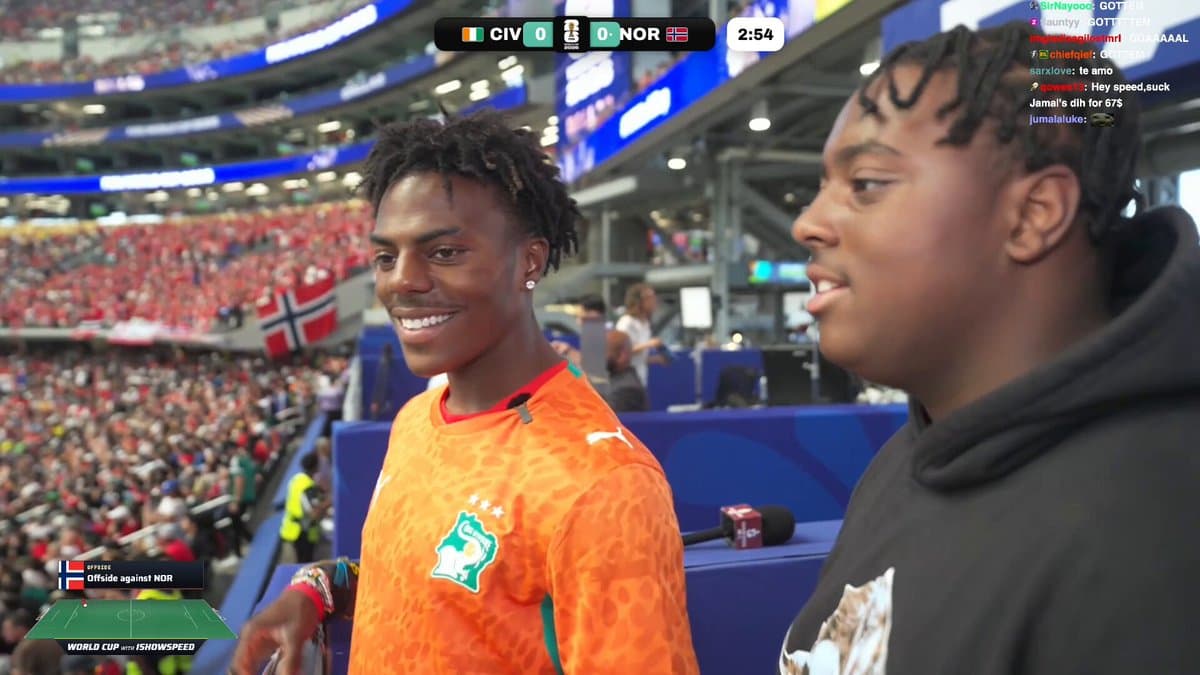 iShowSpeed Stunned As Stadium Crowd Surprises Him At International Match