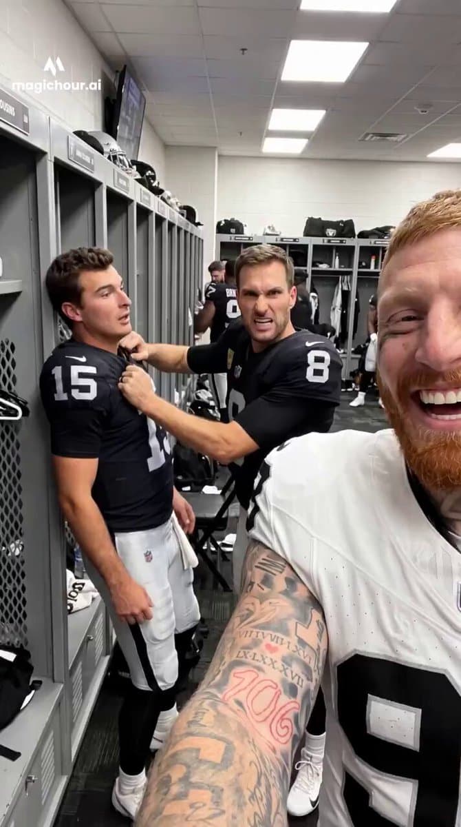 NFL Fans Outraged As Rookie QB Tormented by Raiders Star Duo