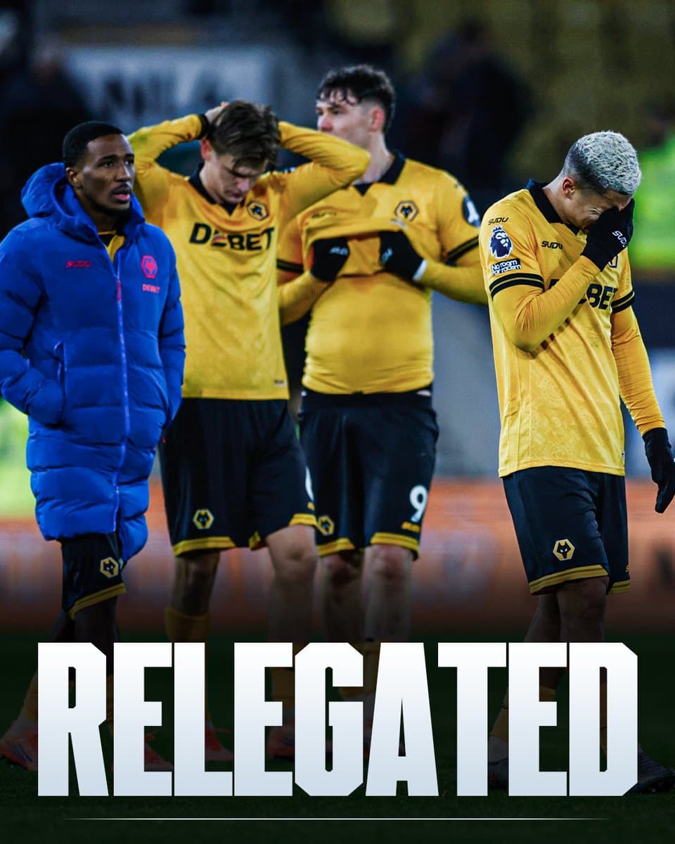 Wolves Suffer Devastating Premier League Relegation Heartbreak
