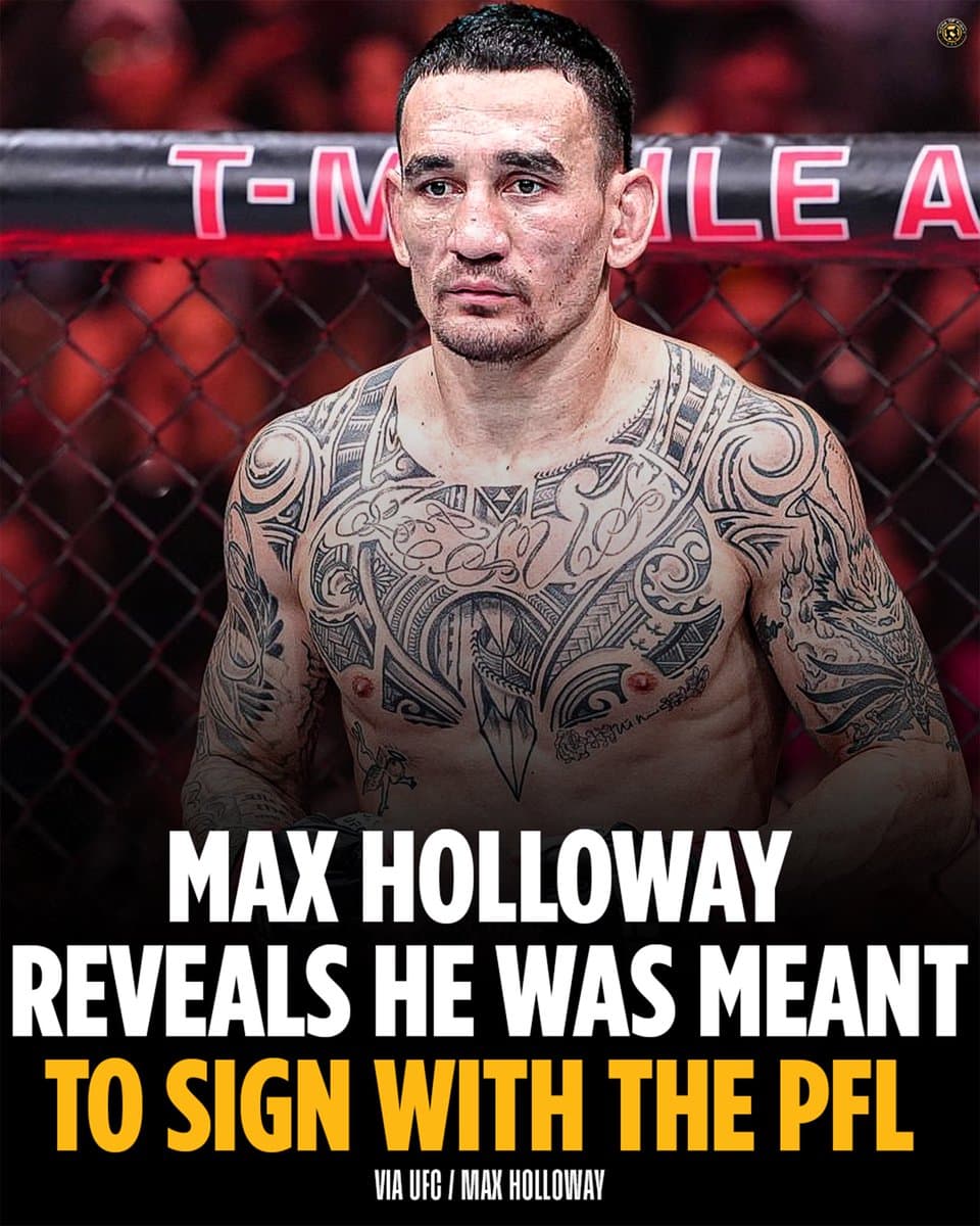 Max Holloway Drops Bombshell Near Fight Contract With Shocking Rival